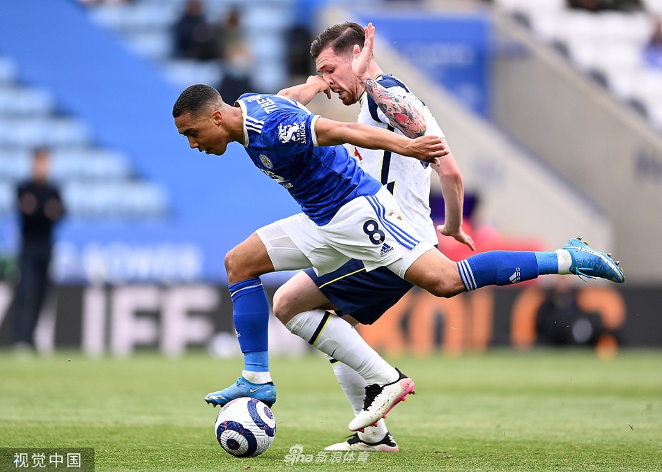 [英超]莱斯特2-4热刺 贝尔两球