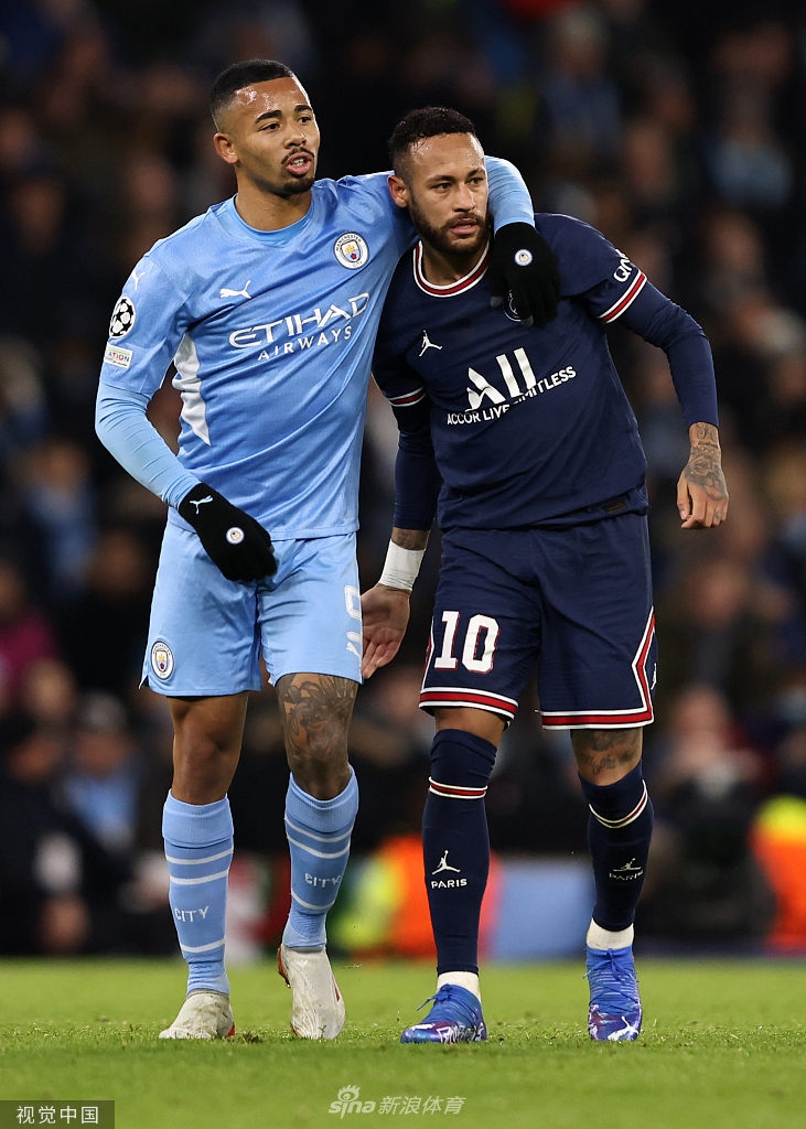 [欧冠]曼城2-1巴黎 热苏斯打入制胜球