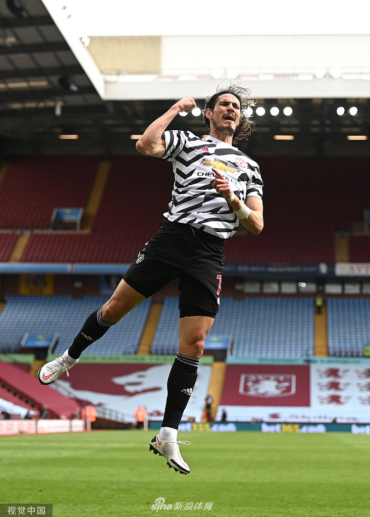 [英超]维拉1-3曼联 卡瓦尼破门