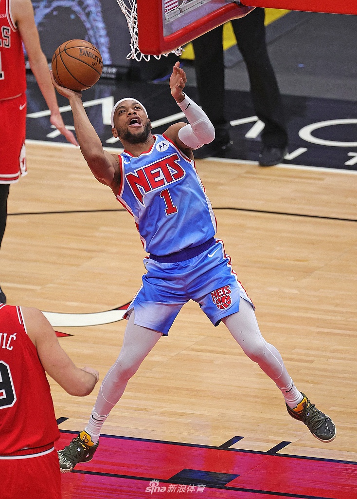 [NBA常规赛]篮网107-115公牛