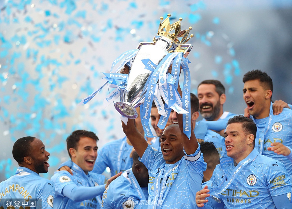 [英超]曼城5-0埃弗顿 阿圭罗两球