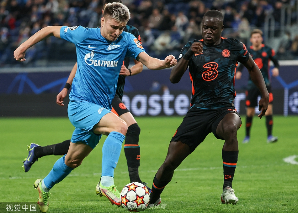 [欧冠]泽尼特3-3切尔西 维尔纳两球