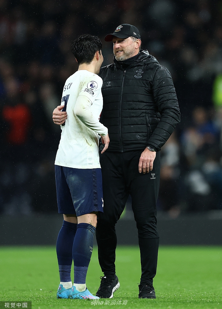 [英超]热刺2-3南安普顿 孙兴O进球