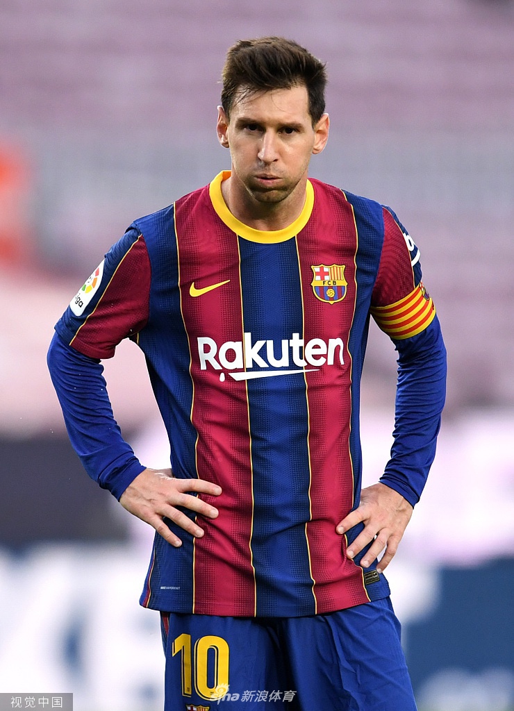 [西甲]巴萨1-2塞尔塔 梅西破门无缘争冠