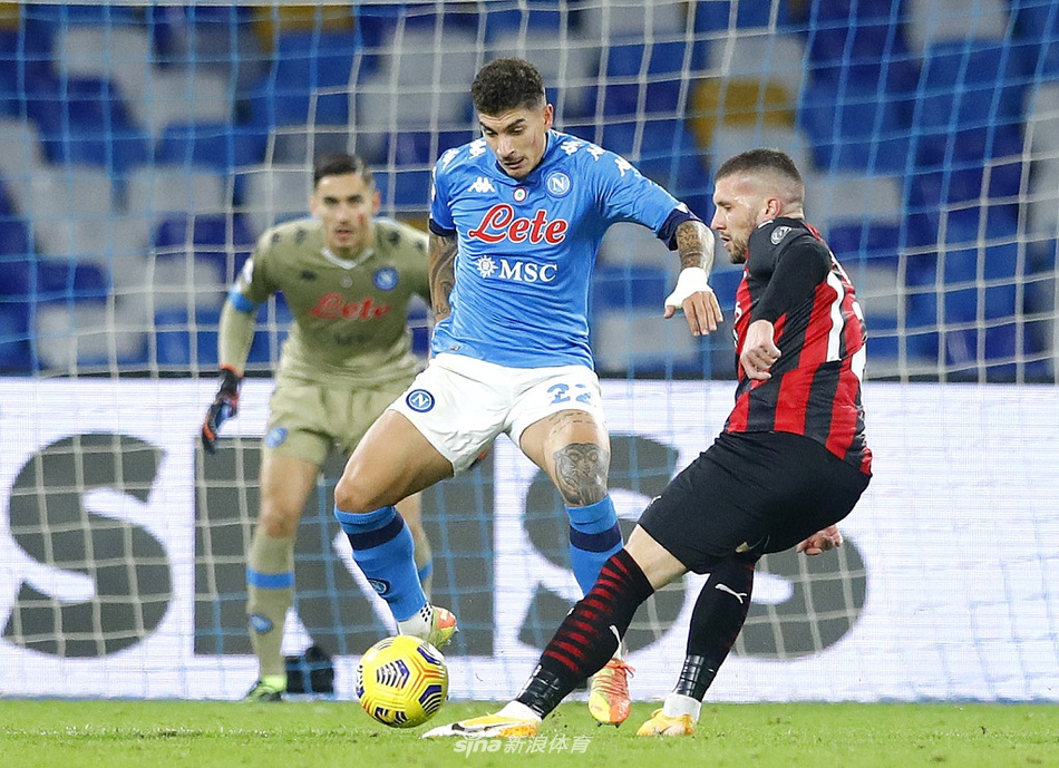 [意甲]那不勒斯1-3AC米兰 伊布两球