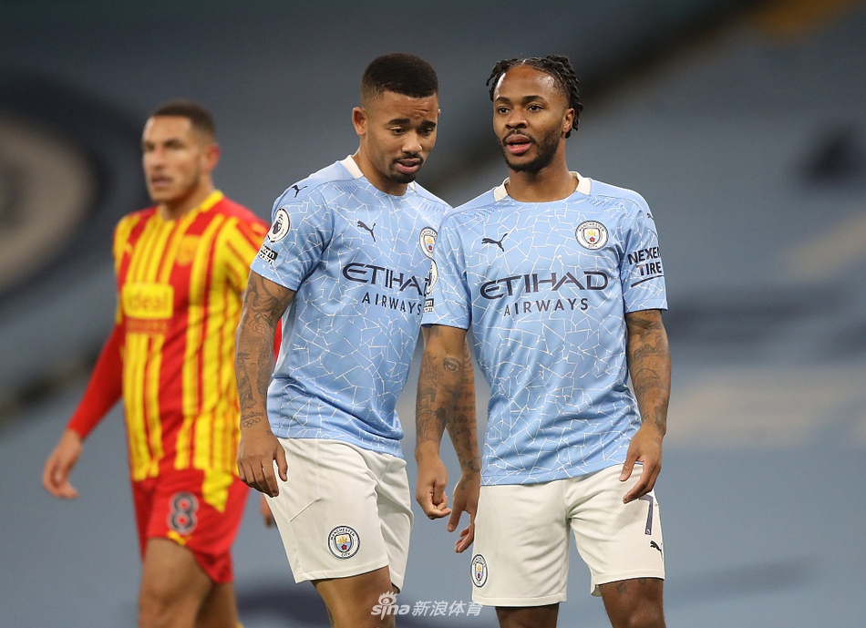 [英超]曼城1-1西布朗