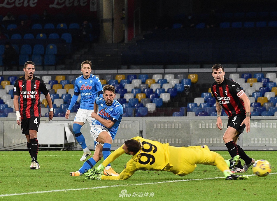 [意甲]那不勒斯1-3AC米兰 伊布两球