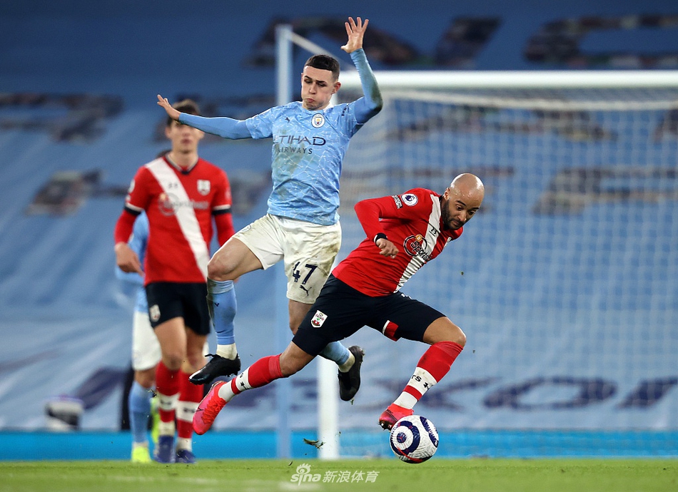 [英超]曼城5-2南安普顿 德布劳内马赫雷斯两球
