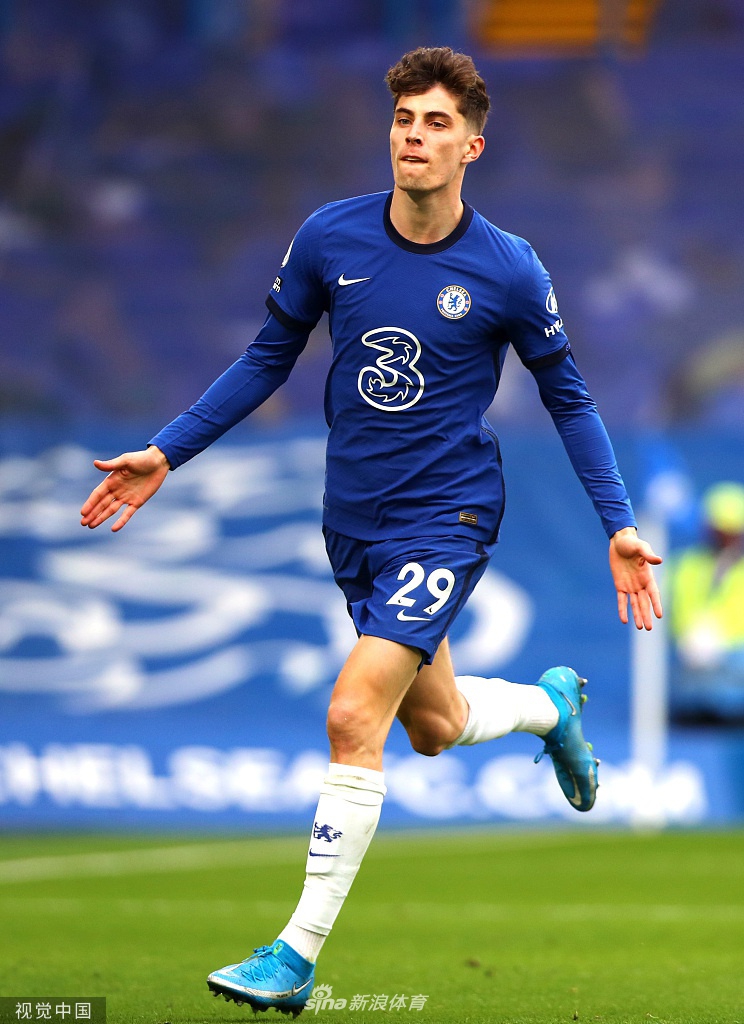 [英超]切尔西2-0富勒姆 哈弗茨两球