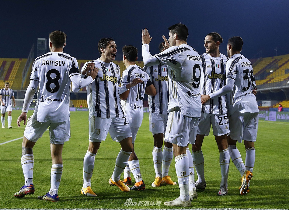 [意甲]贝内文托1-1尤文 莫拉塔进球+红牌