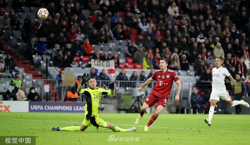 [欧冠]拜仁5-2本菲卡 莱万帽子戏法