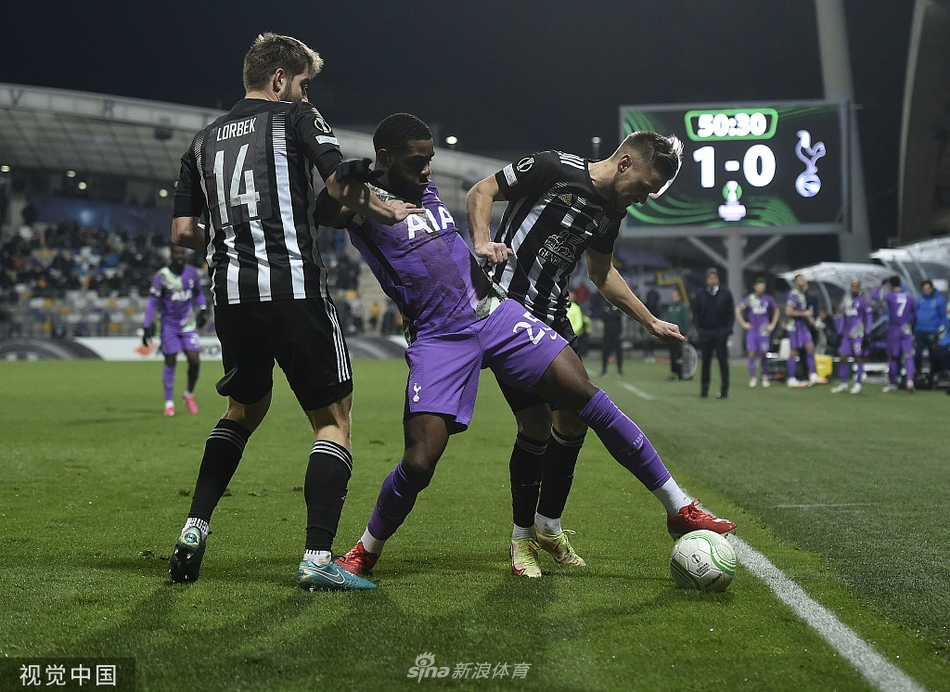 [欧协杯]慕拉2-1热刺 凯恩破门