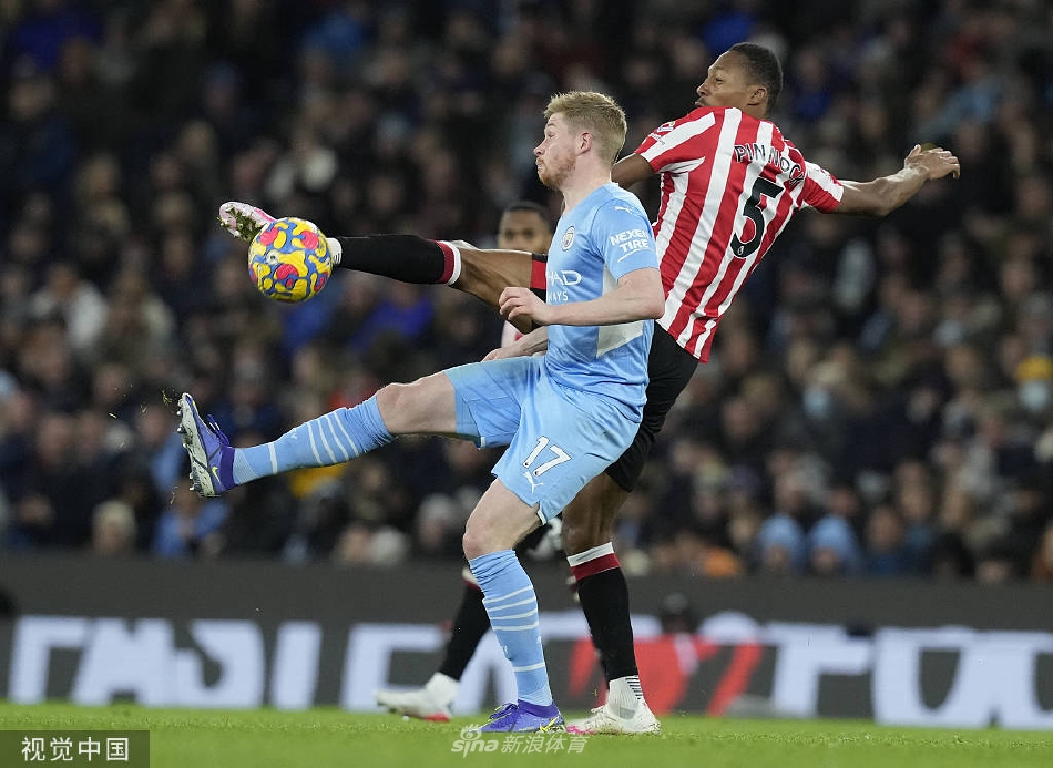 [英超]曼城2-0布伦特福德 德布劳内破门