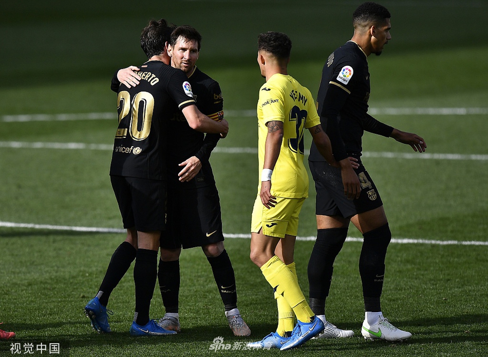 [西甲]比利亚雷亚尔1-2巴萨 格列兹曼两球