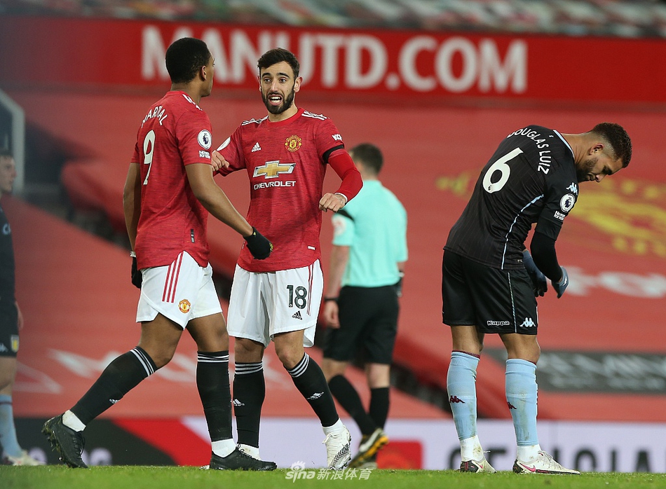 [英超]曼联2-1维拉