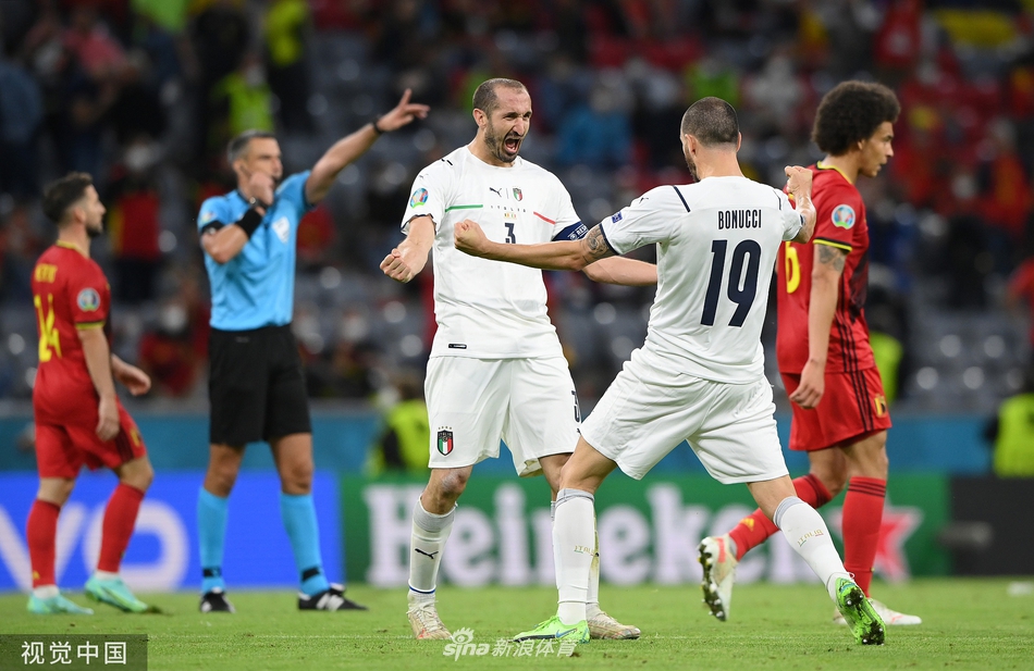[欧洲杯]意大利2-1比利时 因西涅破门