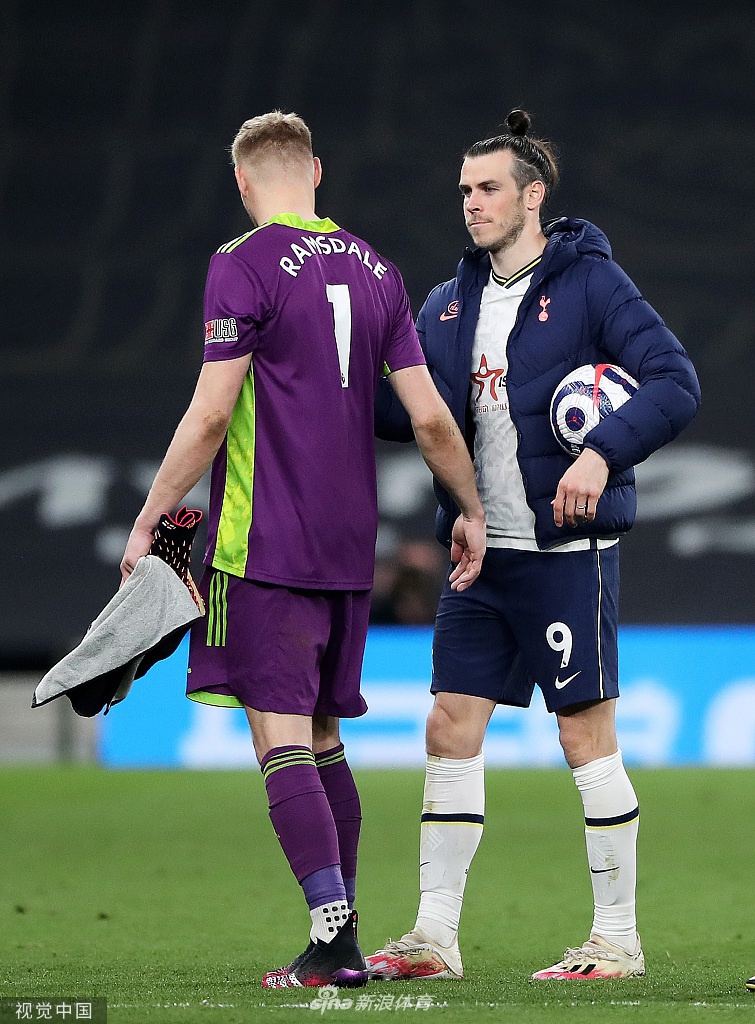 [英超]热刺4-0谢联 贝尔帽子戏法