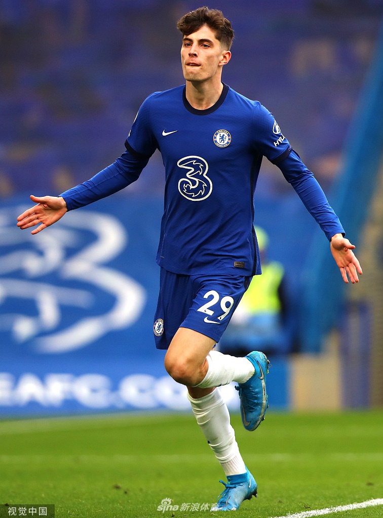 [英超]切尔西2-0富勒姆 哈弗茨两球