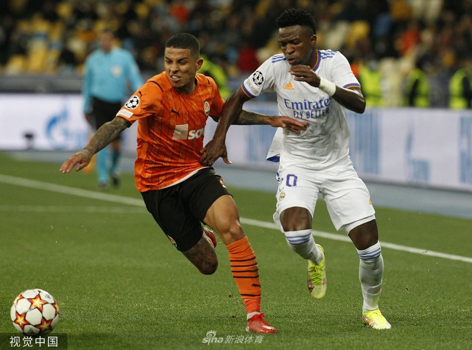 [欧冠]顿涅茨克矿工0-5皇马 威尼修斯两球