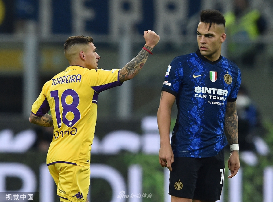 [意甲]国米1-1佛罗伦萨 邓弗里斯破门