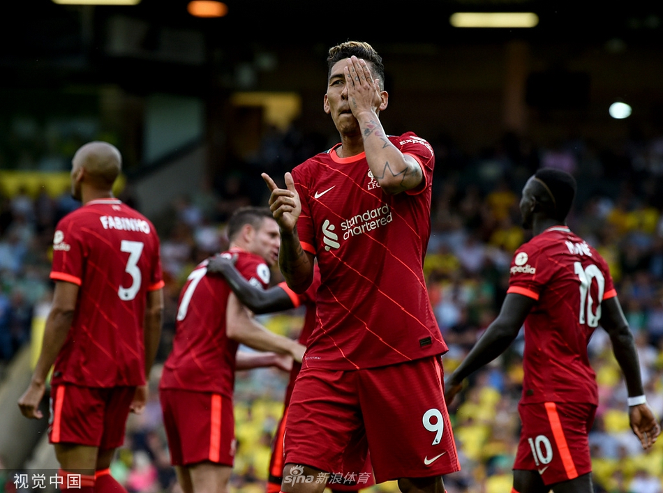 [英超]诺维奇0-3利物浦 萨拉赫传射