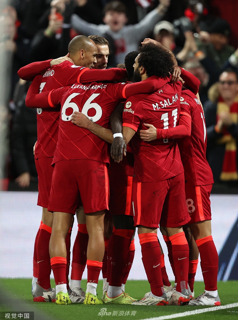 [英超]利物浦4-0阿森纳 利物浦多点开花