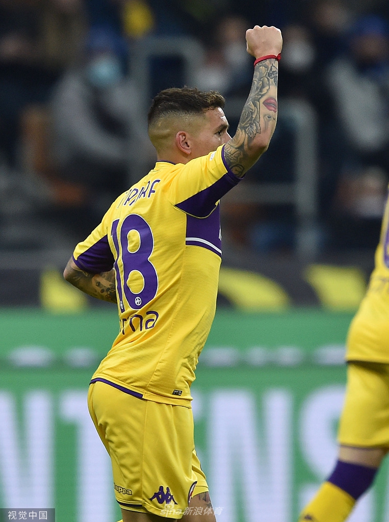 [意甲]国米1-1佛罗伦萨 邓弗里斯破门