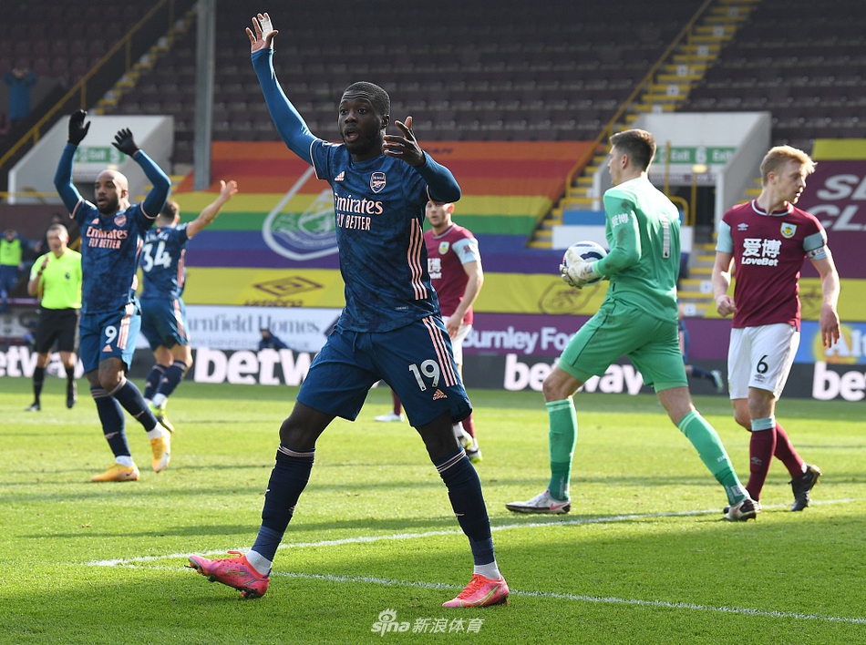 [英超]伯恩利1-1阿森纳