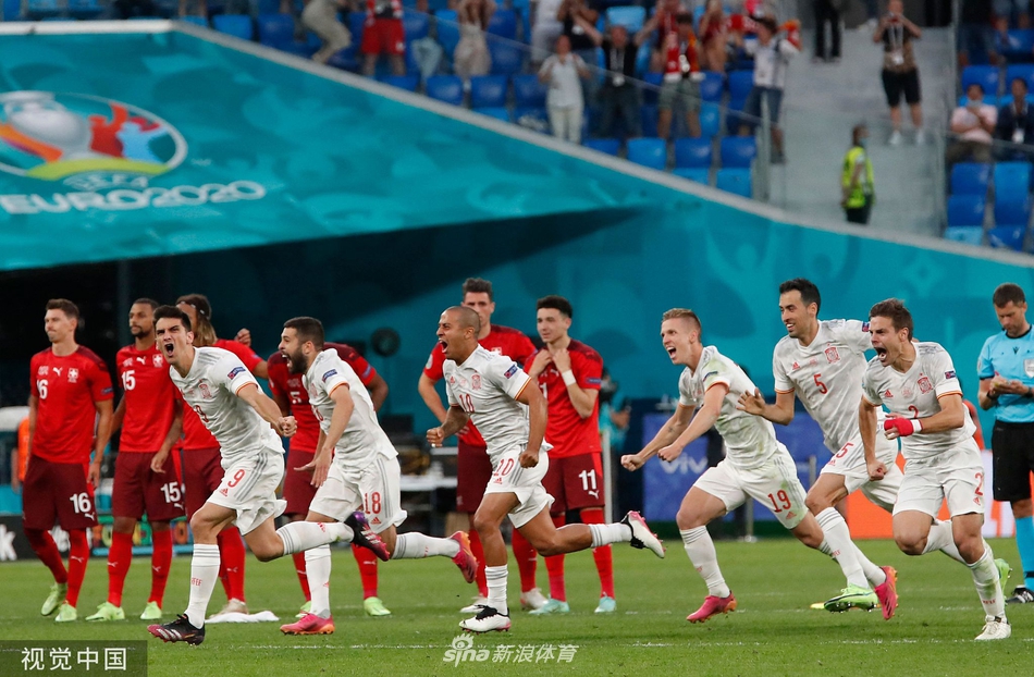 [欧洲杯]西班牙1-1（点球3-1）瑞士