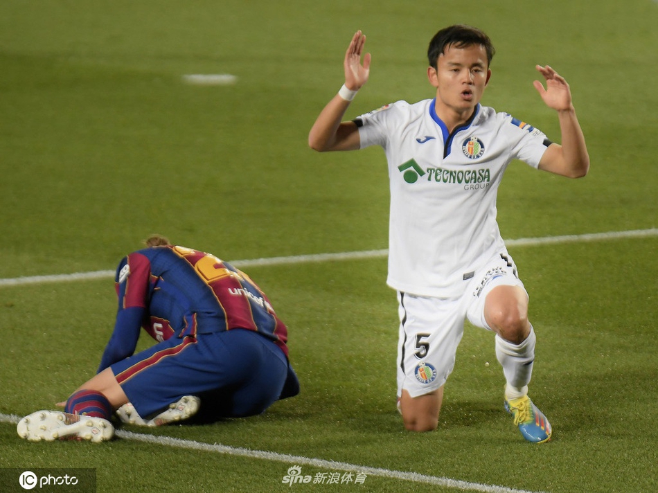 [西甲]巴萨5-2赫塔菲 梅西两射一传