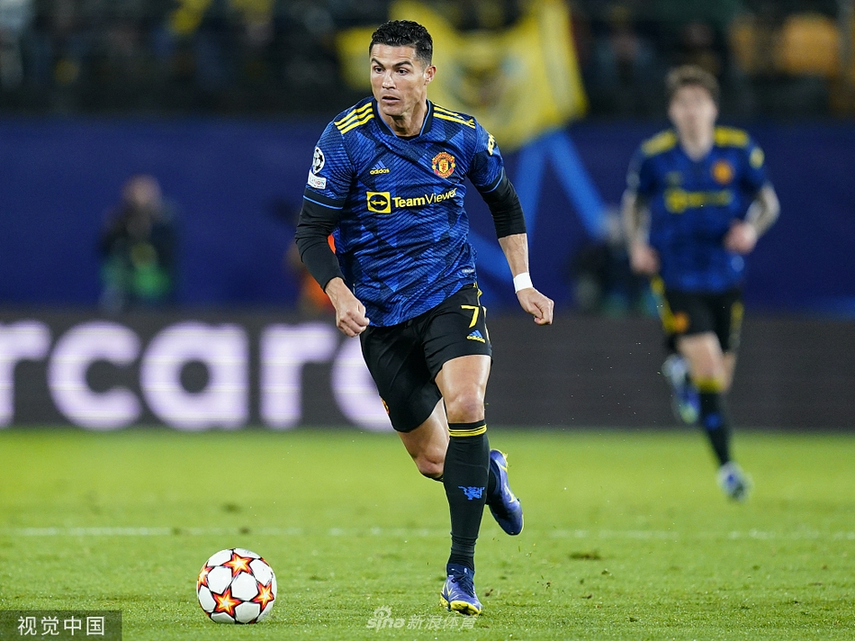 [欧冠]比利亚雷亚尔0-2曼联 C罗桑乔破门