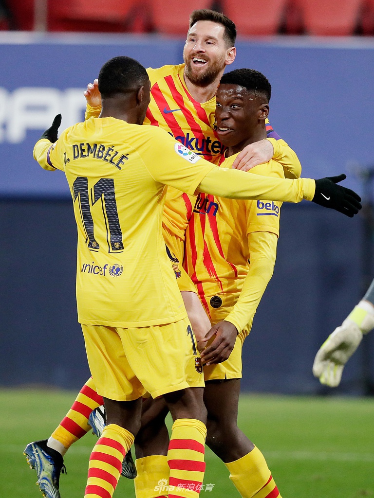 [西甲]奥萨苏纳0-2巴萨 梅西两助攻