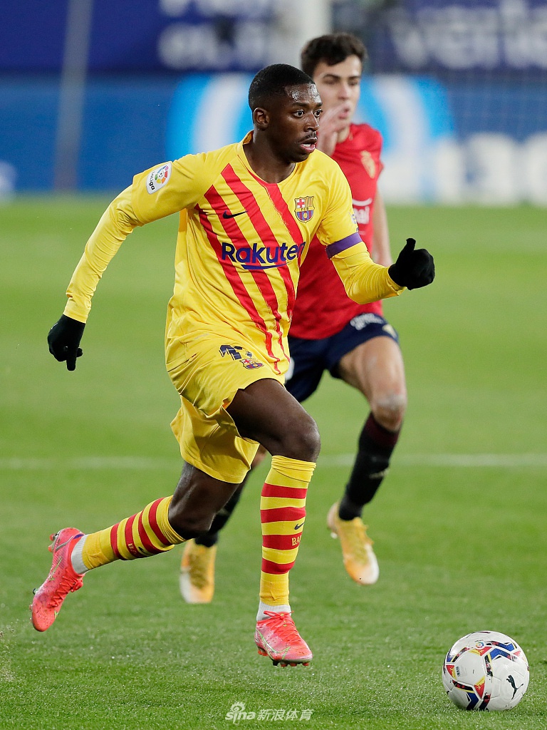 [西甲]奥萨苏纳0-2巴萨 梅西两助攻