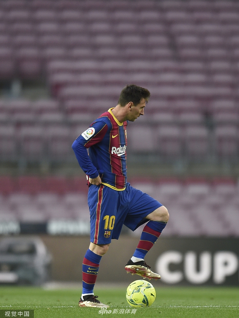 [西甲]巴萨1-2塞尔塔 梅西破门无缘争冠