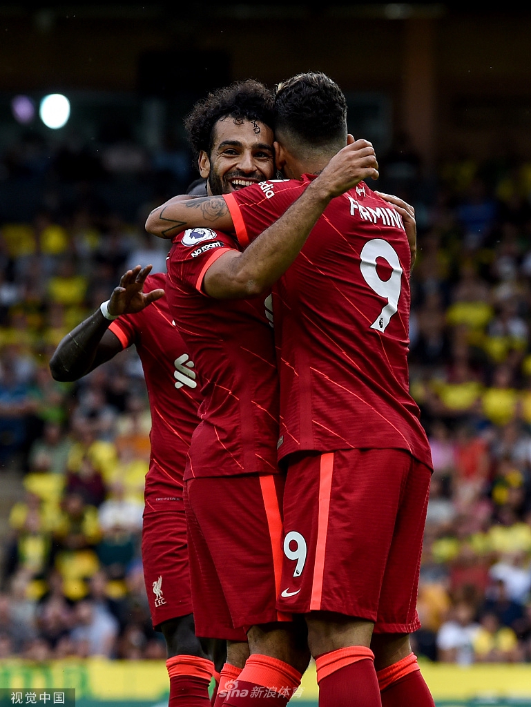 [英超]诺维奇0-3利物浦 萨拉赫传射