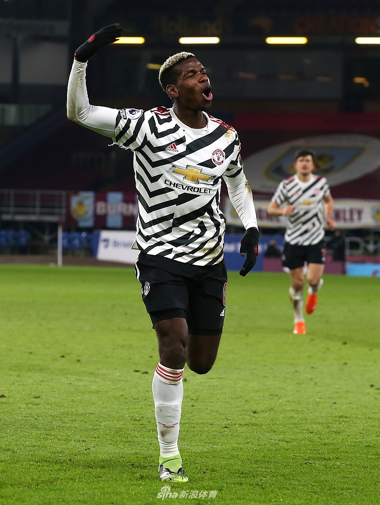 [英超]伯恩利0-1曼联 博格巴破门