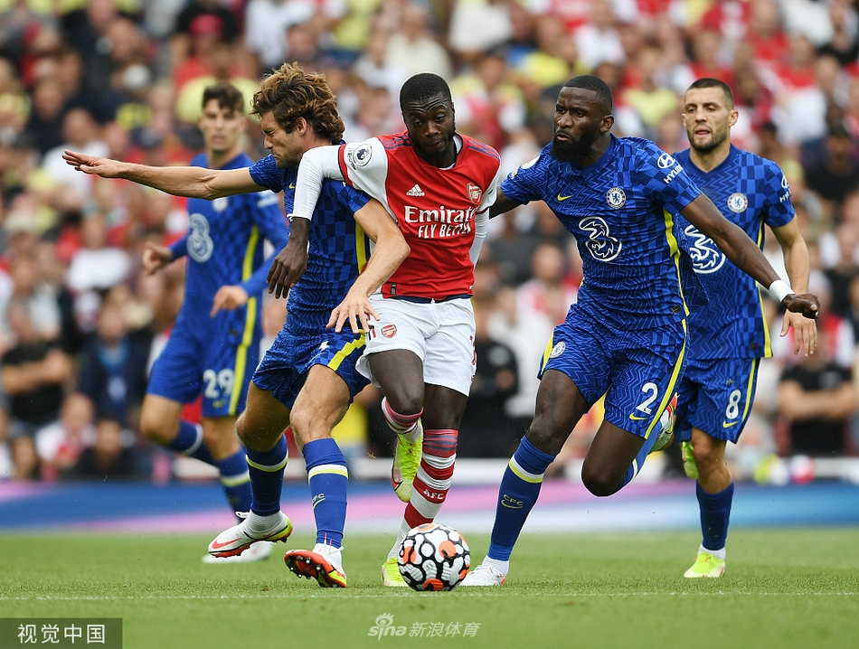 [英超]阿森纳0-2切尔西 卢卡库破门