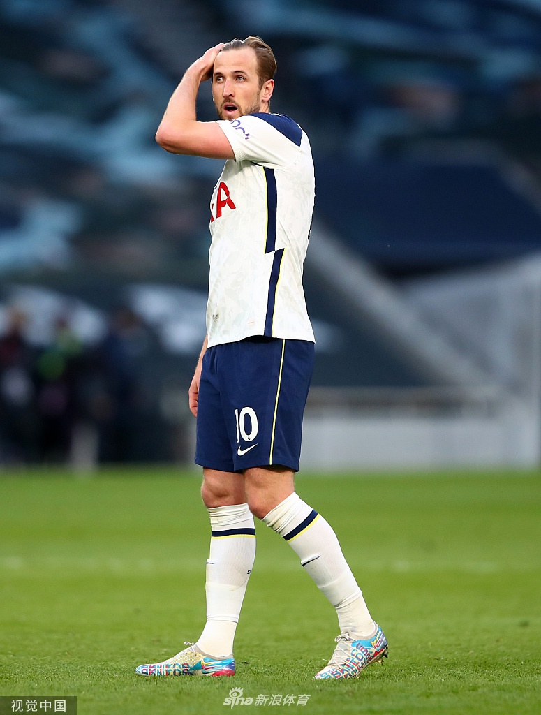 [英超]热刺1-2维拉 主场3连胜被终结