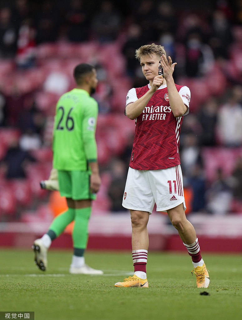 [英超]阿森纳2-0布莱顿 佩佩两球