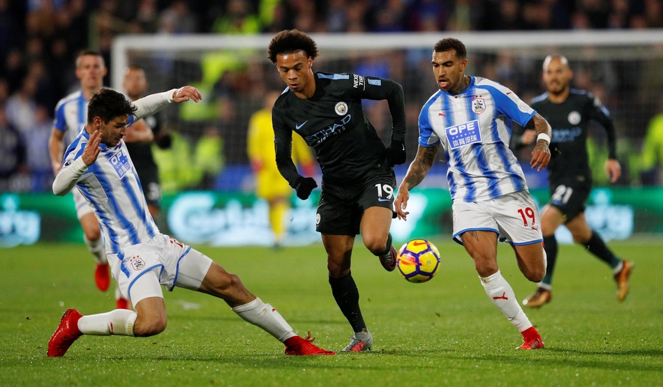 [英超]哈德斯菲尔德1-2曼城