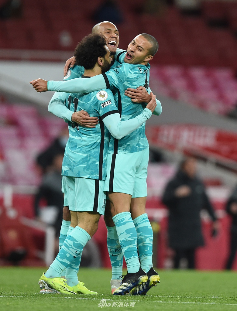 [英超]阿森纳0-3利物浦 若塔两球