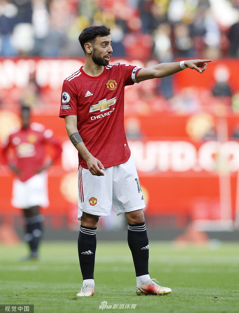 [英超]曼联1-1富勒姆 卡瓦尼破门