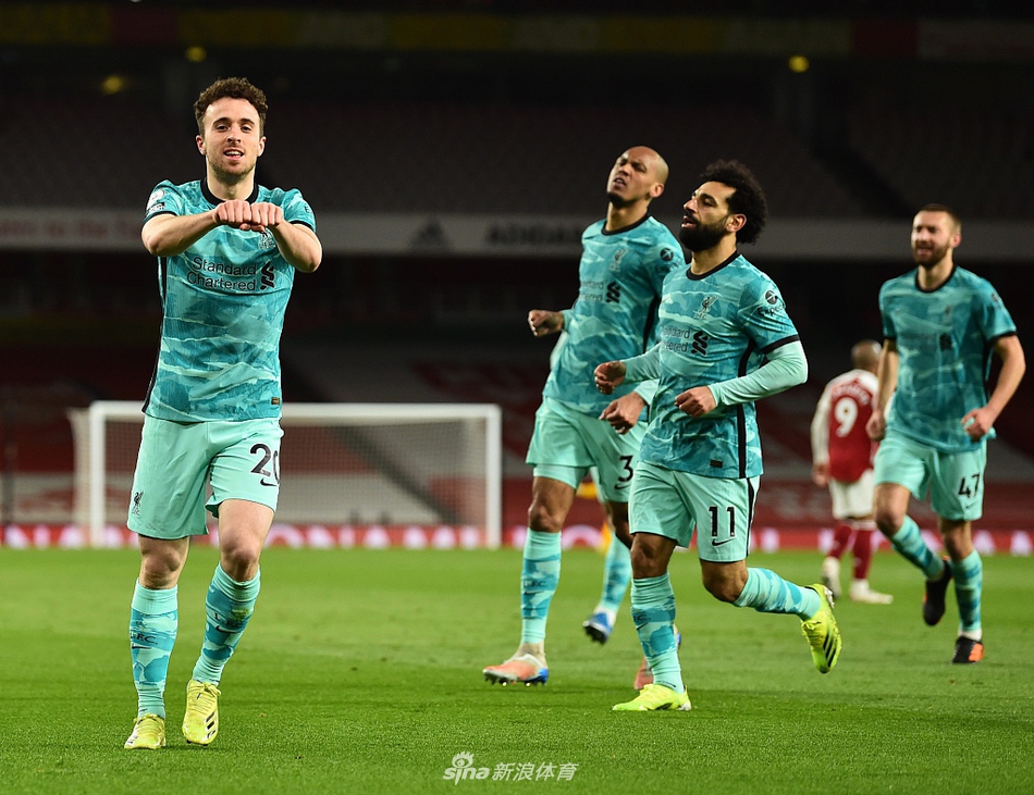 [英超]阿森纳0-3利物浦 若塔两球