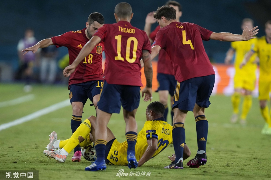 [欧洲杯]西班牙0-0瑞典 莫拉塔错失良机