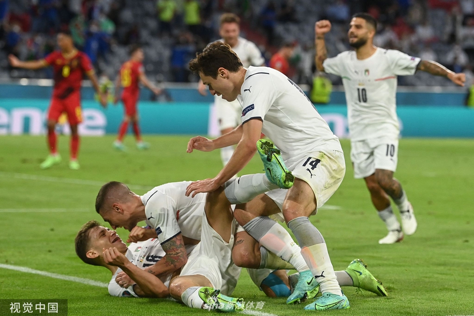 [欧洲杯]意大利2-1比利时 因西涅破门