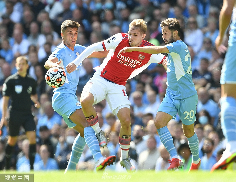 [英超]曼城5-0阿森纳 热苏斯传射