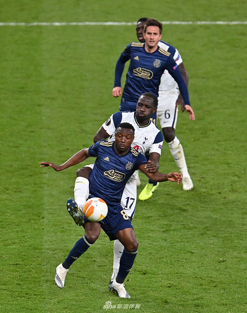 [欧联杯]热刺2-0萨格勒布迪那摩 凯恩两球