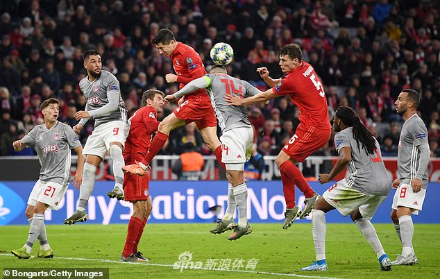 [欧冠]拜仁慕尼黑2-0奥林匹亚科斯