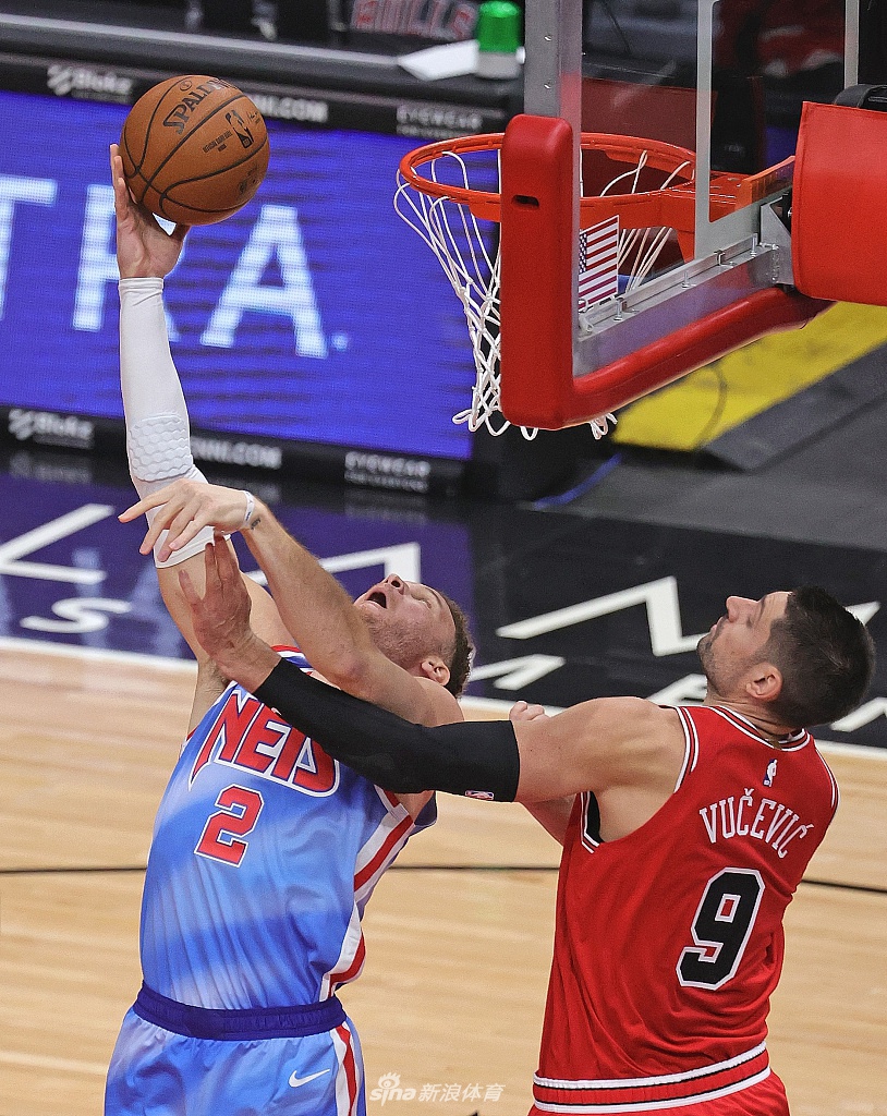 [NBA常规赛]篮网107-115公牛