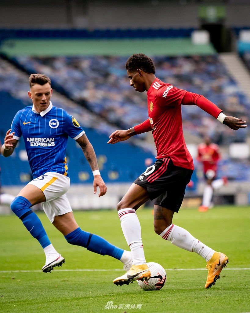 [英超]布莱顿2-3曼联 B费压哨点杀